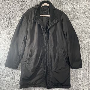 Men's Black Winter Coat XXL Removable Lining Outdoor Heavy Down Jacket